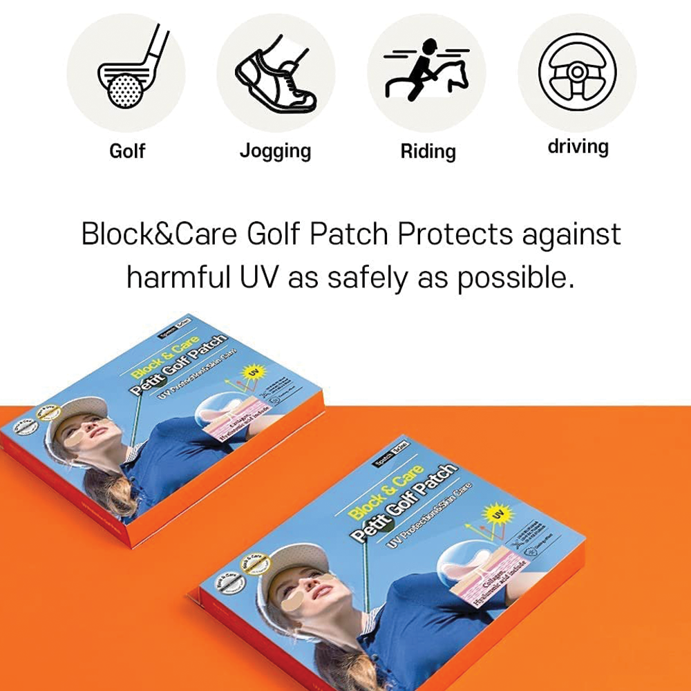 Block & Care - Petit Golf Patch / 10 Patches (set of 5)
