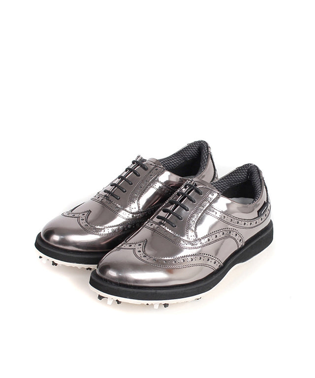 Giclee Unisex No.21 Premium Leather Golf Shoes - Mercury