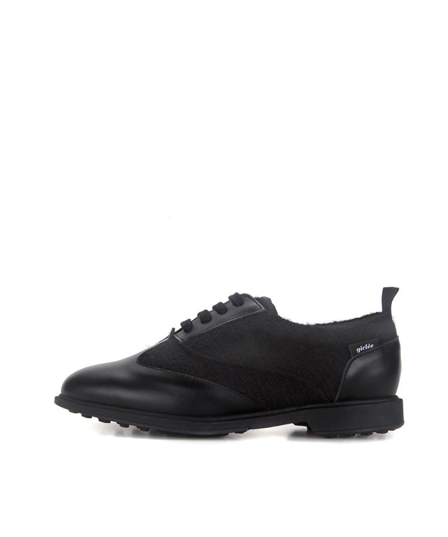 Giclee Warmer Spikeless Golf Shoes - Black