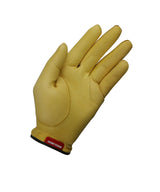 HENRY STUART Skin Fit Natural Sheepskin Color Golf Gloves - Yellow