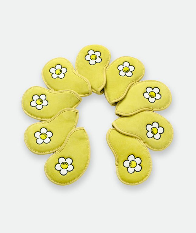 Suede Iron Cover Set Yellow