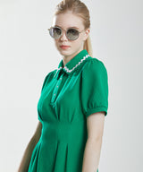 Flow Dress- Green