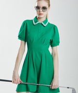 Flow Dress- Green