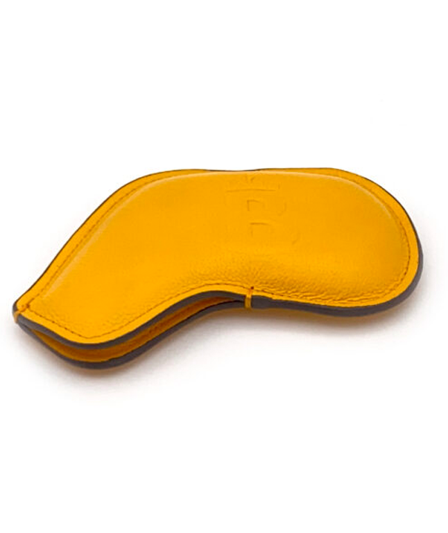 Baron Special Edition Iron Headcover made by Finest Calf Leather - Yellow