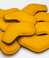 Baron Special Edition Iron Headcover made by Finest Calf Leather - Yellow