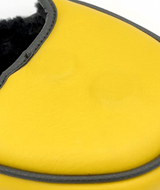 Baron Golf Leather Mallet Putter Cover made by Finest Calf Leather - Yellow