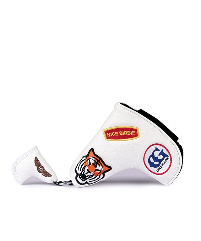 Colly's Tiger Golf Club Headcover- Straight Putter