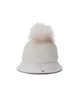 ANEW Women's Woven Knit Mix Bucket Hat - Off White